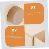 ABOOFAN 3pcs Boxes Handmade Storage Box Wood Jewelry Unfinished Jewelry Case Jewelry Organizer case Jewelry Organizer Tray Kids Jewelry Organizer ABOOFAN