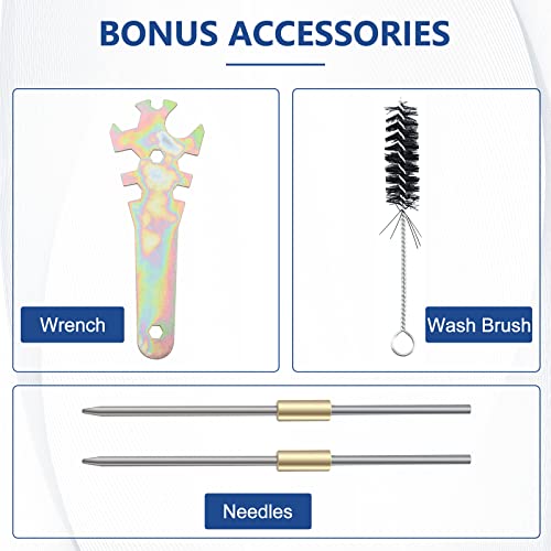 B4B BANG 4 BUCK Professional HVLP Siphon Feed Spray Gun, 1000cc Capacity Cup with 1.3mm 1.7mm 2.0mm Nozzles Professional Air Spray System for Auto B4B BANG 4 BUCK