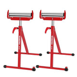 WORKPRO Folding Roller Stand Height Adjustable, Heavy Duty 250 LB Load Capacity, Outfeed Woodworking WORKPRO