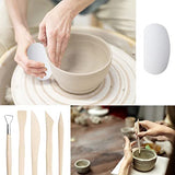 Clay Tools,19 PCS DIY Sculpting Set Ceramics Polymer Clay kit for Pottery Modeling, Carving,Smoothing & Measuring for Beginner Jepeux