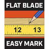 Crescent Lufkin 1/2 x 12' Chrome Case Yellow Clad Tape Measure - L912-02 Lufkin