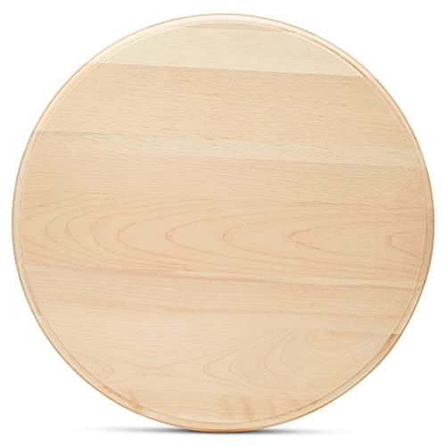 Unfinished Wooden Circles 12 inch, Pack of 1 Round Wood Plaques Unfinished Wood Circles for Crafts Charcuterie Board by Woodpeckers