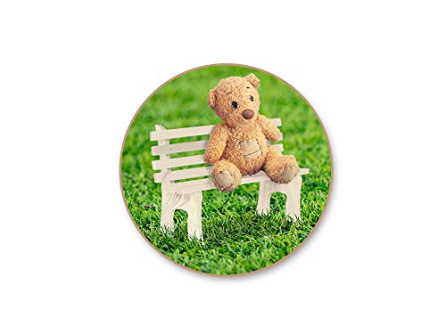 Multicraft Park Bench Miniature Wood for Dollhouses,Displays,Crafting,and DIY-5.25 Inches Long,Brown,Medium Multicraft