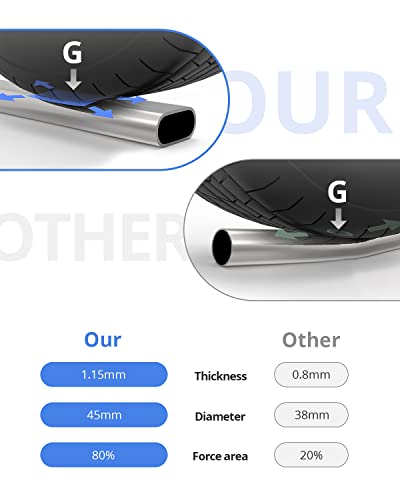 KING BIRD 12' x 20' Oval Pipe Heavy Duty Carport for SUV, Full-Size Truck and Boat, Round Style Anti-Snow Car Canopy Outdoor Boat Shelter with KING BIRD