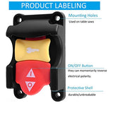 Table Saw Switch Replacement Compatible with Ryobi and Craftsman, Safety Power Tool Switch, Paddle On/Off Switch for Table Saw 125v Wadoy