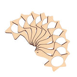 Operitacx 10pcs Small Wooden Mirror Table Top Mirror Travel Makeup Mirror Educational Toys Shatterproof Mirror for Kids Mini Mirrors for Crafts Operitacx