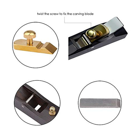 YOGEON Mini Wood Planer,Small Hand planer,Block Hand Plane,Wood plane, Woodcraft Hand Tool, Perfect for Woodworking, Trimming, Wood Planing, Surface YOGEON