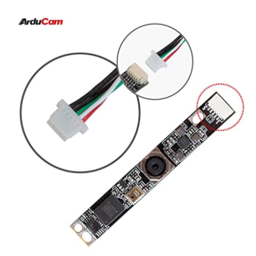 Arducam 8MP Autofocus USB Camera, IMX179 USB 2.0 Lightburn Camera with Microphone, Ultra HD Embedded USB Camera for PC and Raspberry Pi, Compatible Arducam