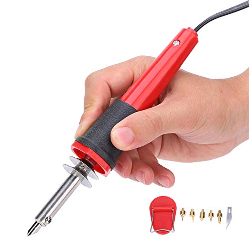 Wood Burning Tool, Electric Soldering Iron Set Wood Burning Pen Engraving Carving Pyrography Tool 40W for DIY Enthusiasts(AC110V-US Plug) - WoodArtSupply