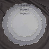 ResinWorld 3 Tier Resin Mold, Thick Cake Stand Molds for Resin, Epoxy Resin Tiered Tray Mold, Geode Resin Silicone Casting Mold with Hardware ResinWorld