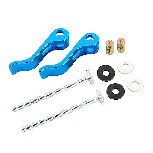 POWERTEC 71164 Aluminum Cam Clamp for Woodworking, 1/4”-20 Threaded Insert - 2PK POWERTEC