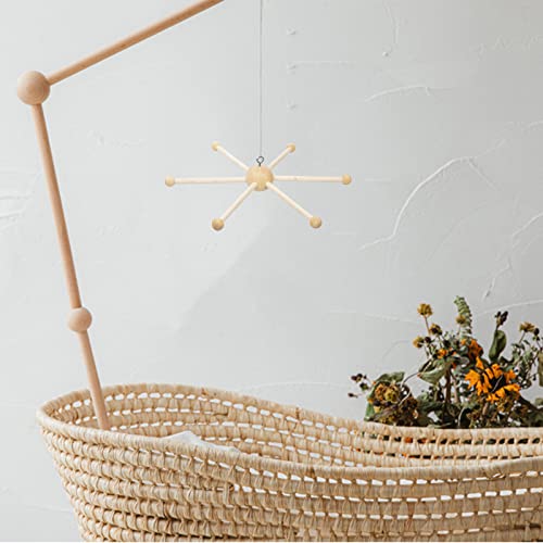 Focalmotors Baby Wooden Mobile Hanger,Mobile kit Crib,Mobile Hanging Frame Bed Toy Decoration DIY Crafts Photography Props Newborn Gift (Style-C) Focalmotors