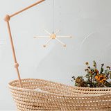 Focalmotors Baby Wooden Mobile Hanger,Mobile kit Crib,Mobile Hanging Frame Bed Toy Decoration DIY Crafts Photography Props Newborn Gift (Style-C) Focalmotors