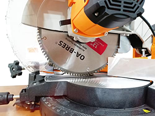 12 Inch 100T Upgrade TCG Grind Aluminum Non-Ferrous Metal Saw Blade with 1-Inch Arbor OA-BRES