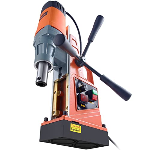 VEVOR Magnetic Drill, 1550W 2" Boring Diameter, 2922lbf/13000N 500 RPM Portable Electric Mag Drill Press with Variable Speed, Drilling Machine for VEVOR