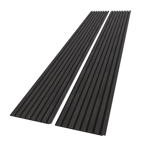 DOGBERRY 2 Pack Acoustic Wood Wall Panels, Decorative Soundproof Panels for Walls and Ceiling,n, 3D Slat Wood Wall Panels (94.49” x 25.4” Total DOGBERRY