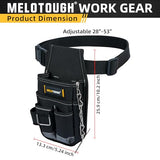 MELOTOUGH Pocket Tool Pouch Tool Belt Pouches with Belt Clip Utility Mini Tool Organizer Pouch for Electrician,Carpenter,Construction,Technician MELOTOUGH