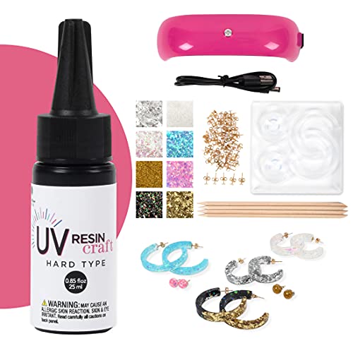 Blue Moon Beads UV Resin Hoop & Stud Earring Jewelry-Making Kit Blue Moon Beads