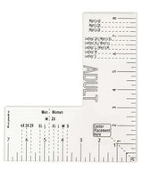 Karpoulra Tshirt Ruler Guide for Vinyl Alignment - Left Chest, T Shirt Ruler Alignment Tool Placement for Embroidery Heat Press Printing (Adult Men Karpoulra
