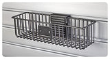HandiWall Small Basket - 3 Inch x 12 Inch (Pack of Two) for Storage on Garage Slatwall Panels HandiSolutions