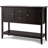 Giantex Buffet Sideboard, Wood Storage Cabinet, Console Table with Storage Shelf, 2 Drawers and Cabinets, Living Room Kitchen Dining Room Furniture, Giantex