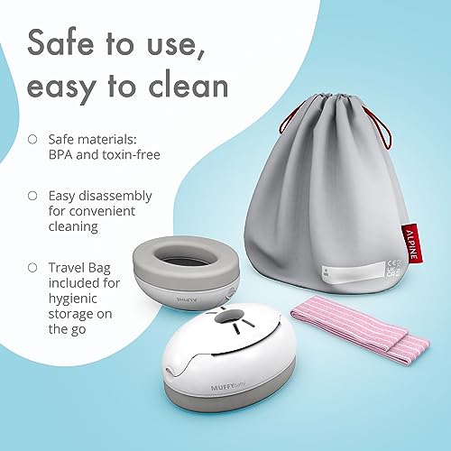Alpine Muffy Baby Ear Protection for Babies and Toddlers up to 36 Months - CE & ANSI Certified - Noise Reduction Earmuffs - Comfortable Baby Alpine