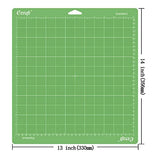 Ecraft 12"X12" Cutting Mat For Cricut - Include (Strong/Standard/Light) Adhesive Sticky (3 pack) Flexible Square Gridded Quilting Cut Mats ecraft