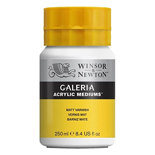 Winsor & Newton Galeria Acrylic Matte Varnish, 8.4-oz (250ml) Jar - WoodArtSupply