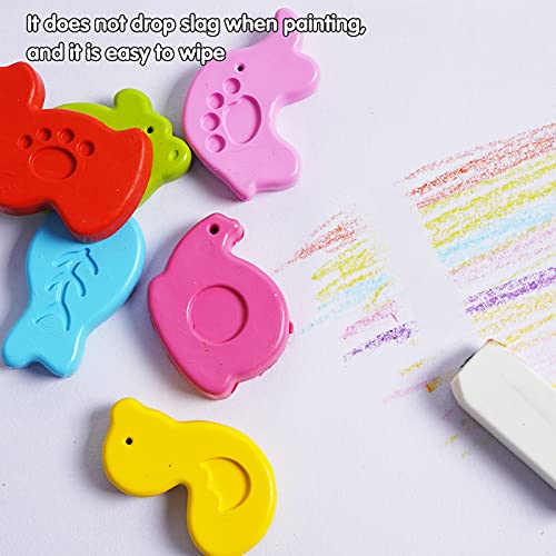 KIDDYCOLOR 16 Pack Animal-shaped Crayons for Toddler, Bulk Crayon Set, Non-Toxic Washable Crayons, School Supplies Gift for Kids, Christmas & KIDDYCOLOR