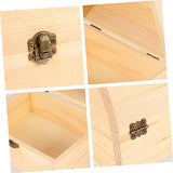 ABOOFAN Wood Display Case Unfinished Wood Crates ABOOFAN