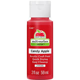 Apple Barrel Multi Surface Acrylic Paint, 2 oz, Candy Apple 2 Fl Oz Apple Barrel