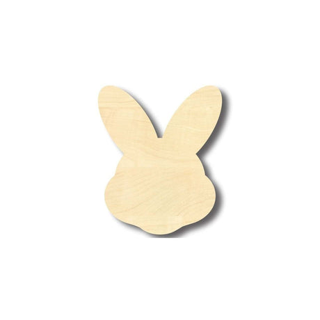 Unfinished Wood Easter Bunny Head Shape - Craft - up to 24" DIY 5" / 1/8" 24 Hour Crafts