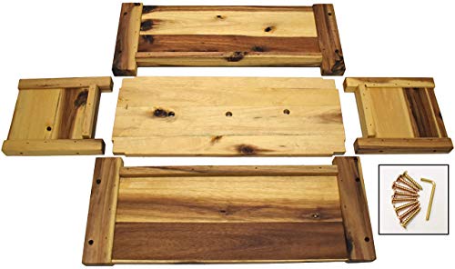 Avera Products | Raised Garden Bed | Rectangle Wood Planter Box | The Perfect Wooden Flower Box | 19" x 9.5" x 8.5" | Great Small Vegetable or Herb Avera Products