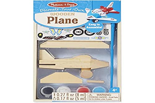 Melissa & Doug Decorate-Your-Own Wooden Plane Craft Kit Melissa & Doug