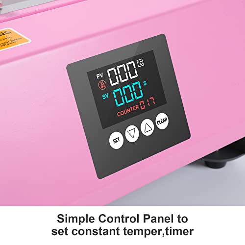 Sublifun Pink Tumbler Mug Heat Press Machine 30 OZ 20 OZ 16 OZ Sublimation Straight Skinny Tumbler Mug Sublimation Print 11 OZ 15 OZ Sublimation Mug Sublifun