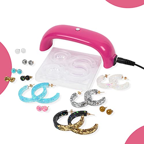 Blue Moon Beads UV Resin Hoop & Stud Earring Jewelry-Making Kit Blue Moon Beads