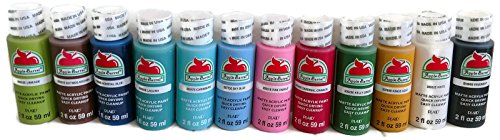 Acrylic Paint - Apple Barrel 12 pack of assorted colors - 2 oz. each Apple Barrel