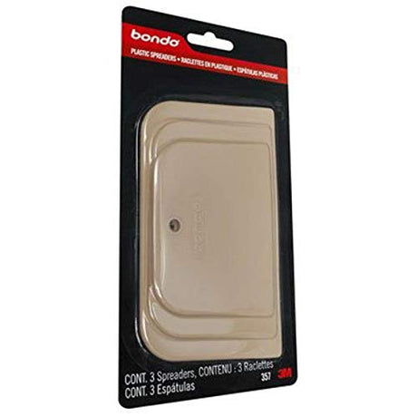 Bondo Spreader 3-Pack, 00357, 3 Sizes Per Pack Bondo
