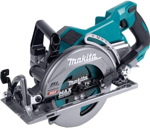 Makita GSR01Z 40V max XGT® Brushless Cordless Rear Handle 7?1/4” Circular Saw, (TOOL ONLY) - WoodArtSupply