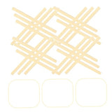 VOSAREA 3 Hardwood Square Dowel Math Counting Stick Toy Model Material Rods Modeling Stick Candy Making Sticks Craft Wood Dowels Wood Popsicle Stick VOSAREA