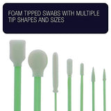 U.S. Art Supply 30 Alcohol Ink Blending Swabs - Foam Tip Brushes, Assorted Shapes and Sizes - Mixing, Blending, Re-Wet, Lift Ink, Dye, Paint, Drawing U.S. Art Supply