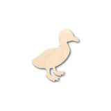 Unfinished Wood Walking Duck Shape - Animal - Wildlife - Craft - up to 24" DIY 6" / 1/4" 24 Hour Crafts