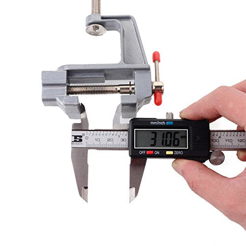 Sourcemall Mini Bench Vise Small Table Clamp Hobby Craft Repair Tool (Clamping Range: 0-1.2inch) Sourcemall