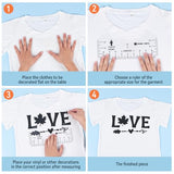 Tshirt Ruler Guide for Vinyl Alignment for 17pcs, Tshirt Ruler for Cricut Heat Press HTV Vinyl Center Designs, Tshirt Rulers for Craft Sewing Prime Vinyl