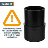 POWERTEC 70141-P2 2-1/2-Inch to 2-1/4-Inch Reducer, 2 PK POWERTEC