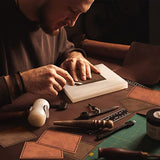 80 Pcs Blank Leatherette Hat Patches with Adhesive Rustic Patches Laser Supplies Faux Leather Hat Patches with Iron on Adhesive Bulk for Hat Shirt Juexica