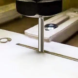 HQMaster CNC Router Bits 1/8 Router Bit Straight Router Bit 1 8 Shank Straight Flute End Mill Cutter 2-Flute Milling Cutting Tungsten Steel 22mm HQMaster
