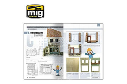 AMM6215 AMMO by Mig - Modelling School: How to Build Urban Dioramas - WoodArtSupply