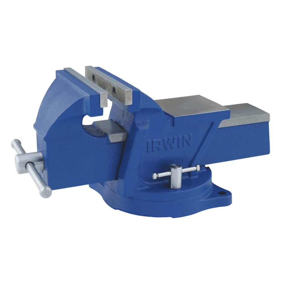 IRWIN Multi-Use Bench Vise, Heavy-Duty, 6-Inch (4935506) , Grey - WoodArtSupply