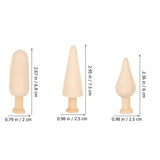 TEHAUX 20pcs Unfinished Wooden Trees, Blank Wooden Peg Dolls 5 Shape Mini Wooden Xmas Tree Craft Natural Small Wooden Tree for Arts Carfts Painting TEHAUX